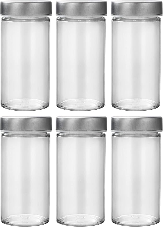 Tianifa 6 Pcs Glass Spice Jars/Bottles by Tianifa