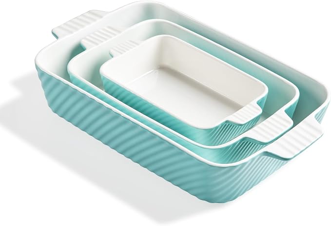 Sweejar Ceramic Baking Dish Set, Cake Baking Dish by Sweejarco1949