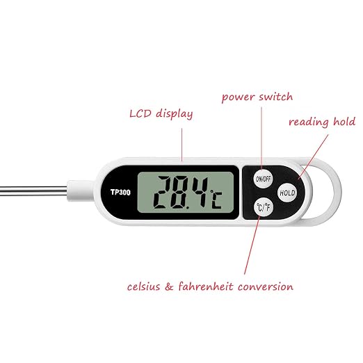 Digital Meat Food Thermometer for Cooking Kitchen BBQ, Probe Instant Read - Image 3