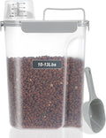 LEAWALK 10-13 Lbs Upgrade Capacity Dog Cat Food Storage Container, Pet Dog by LEAWALK
