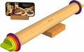 Rolling Pin with Thickness Rings by MeppleMakeYourLifeSimple