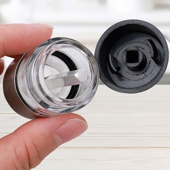 FGDTREE Portable Stainless Steel Salt and Pepper Grinder Mini Grinding - Image 7