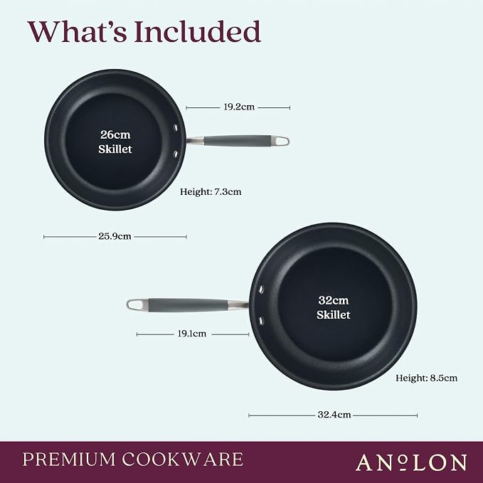 Anolon Advanced Home Hard-Anodized Nonstick Skillets - Image 9