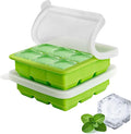 Ice Cube Tray with Lid, Small Ice Cube Trays, Silicone Ice Cube Trays by Aibirui