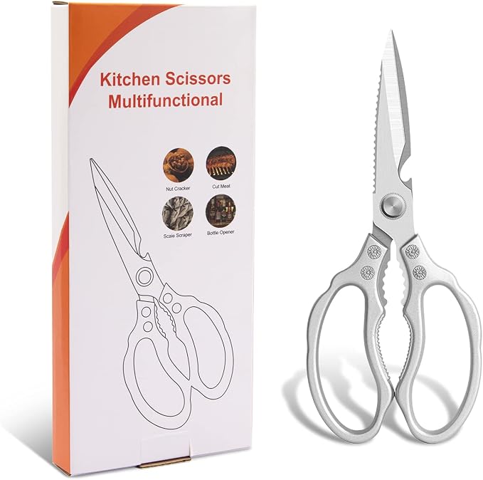 CGBE Kitchen Scissors, Heavy Duty Dishwasher Safe Food Scissors - Image 7