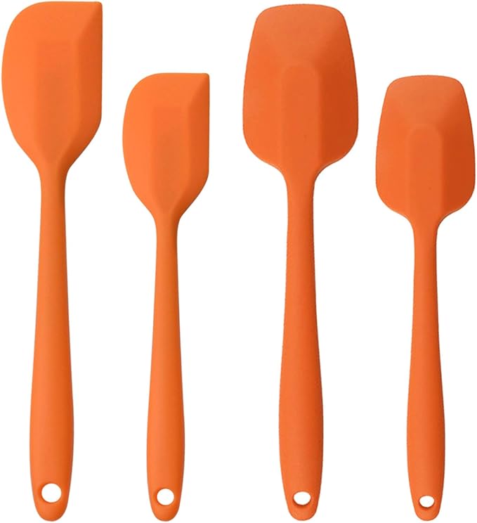 Silicone Spatulas Set, Rubber Spoon Spatula Heat Resistant Spoonula One Piece by MOACC