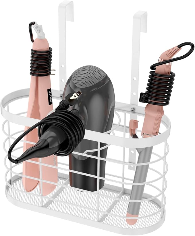 Hair Dryer Holder 3 in 1 Hair Tool Organizer Djustable Height Wall by Aolldy