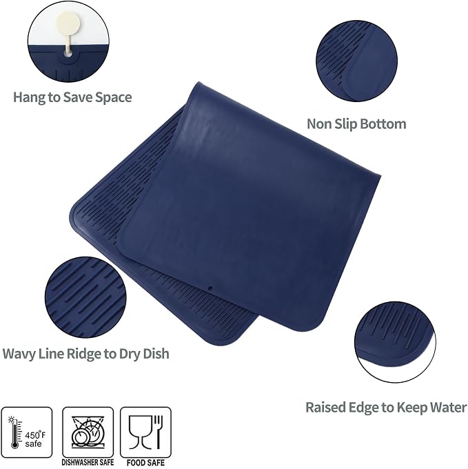 MicoYang Silicone Dish Drying Mat - Image 3