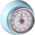 Zassenhaus Magnetic Retro Kitchen Timer, Classic Mechanical Cooking Timer by Zassenhaus