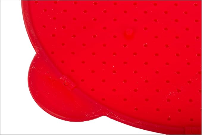Luciano Housewares Multifunctional Frying Pan Silicone Splatter Screen - Image 4
