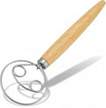 Danish Dough Whisk Stainless Steel Wooden Handle by YIGEDA