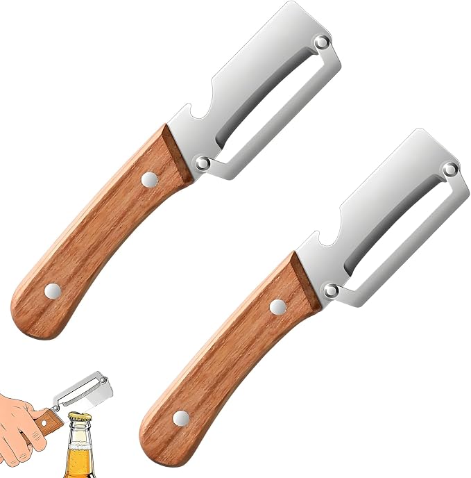 2 Pack Multifunctional Vegetable Peeler, Vegetable Peeler, Stainless Steel by Unknown