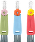 Wanme 3 in 1 Cup Lid Gap Cleaning Brush Set, Cup Lid Gap Cleaner, Home Kitchen by Wanme