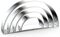 Half Circle Semicircle Cookie Cutter Set Large by QAAQS