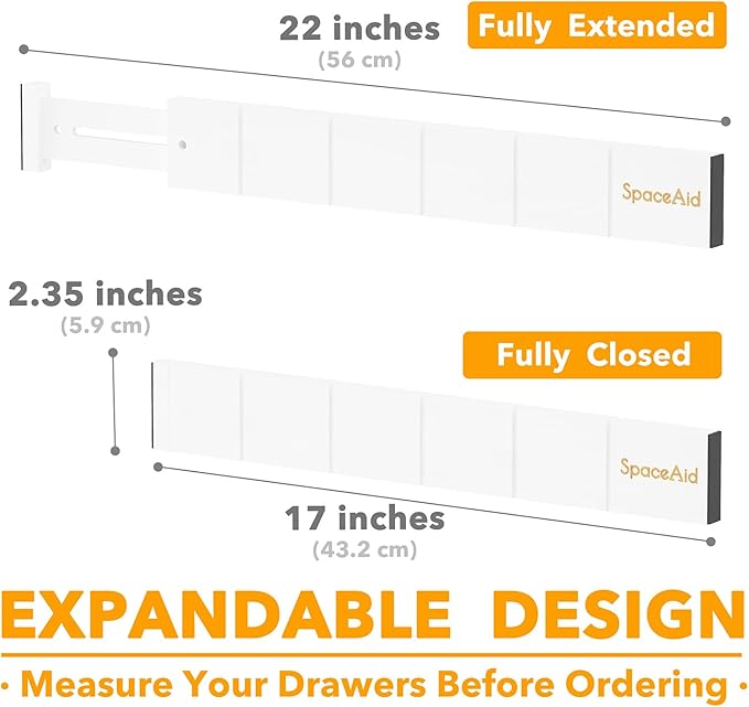 SpaceAid Bamboo Drawer Dividers - Image 4