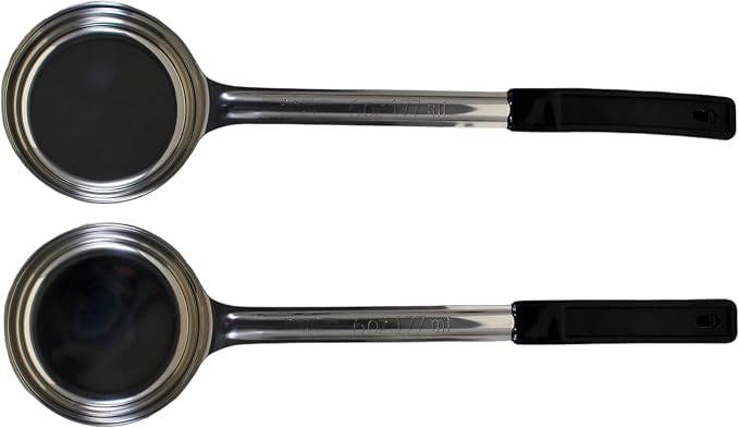 6 Ounce Solid Stainless Steel Portion Control Ladle Spoon by Habanerofire
