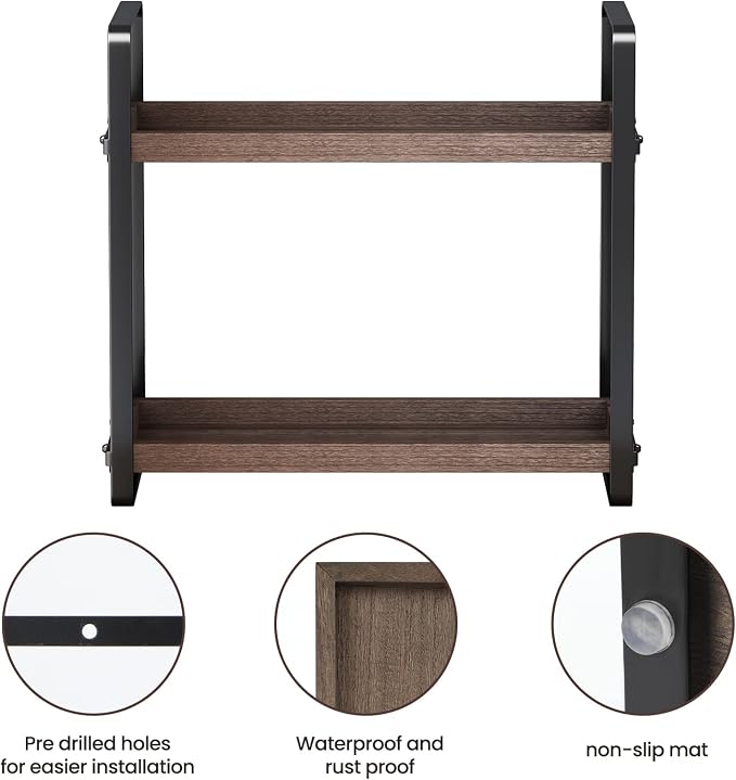 HNRLOY Bathroom Counter Organizer, Bathroom Countertop Organizer, Counter Shelf - Image 4