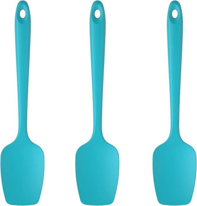 U-Taste Silicone Spoon Spatula Set, 600ºF High Heat Resistant Food Grade by U-Taste