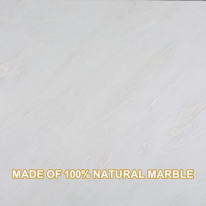 Koville Natural Marble Paper Towel Holder Countertop, 6“ Genuine Stone Paper - Image 6