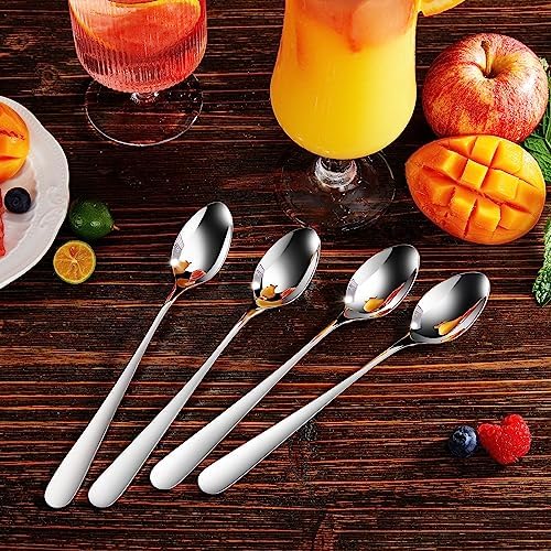 KEAWELL Premium Louise 4-Piece 9-Inch 18/10 Iced Tea Spoons