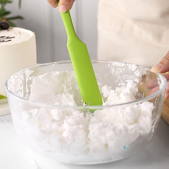 【5 Pack】Silicone Jar Spatula, Long Handle Jar Scraper Spurtle, Sourdough Spatula - Image 9