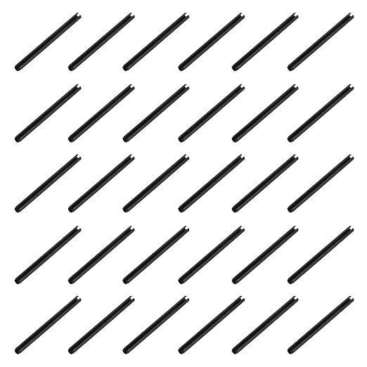 MECCANIXITY 120Pcs Slotted Split Roll Pins 2/25 Inch Dia. 1-1/5 Inch Length by MECCANIXITY