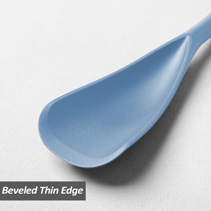 Cooking Spoon for Nonstick Cookwares, VOVOLY Silicone Spoon for Mixing - Image 4