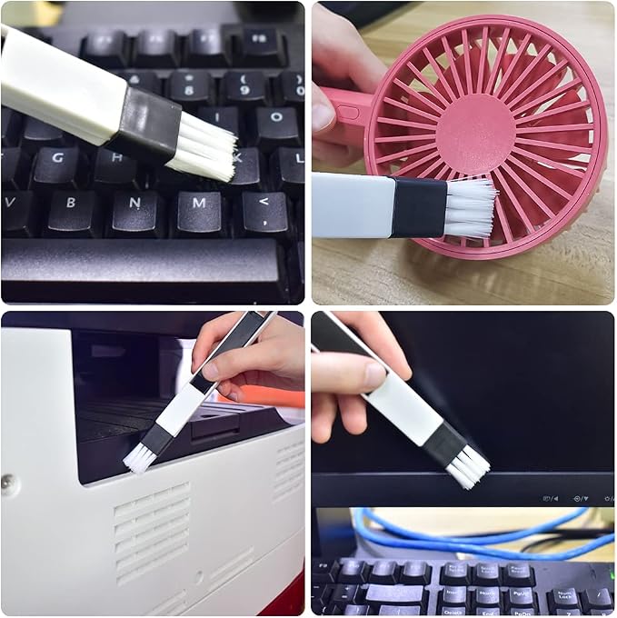 Crevice Gap Cleaning Brush Tool, 2 in 1 Dustpan Cleaning Brushes, Shutter Door - Image 6