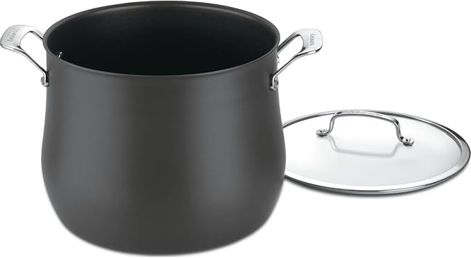 Cuisinart 12-Quart Stockpot, Hard Anodized Contour Stainless Steel w/Cover by Cuisinart