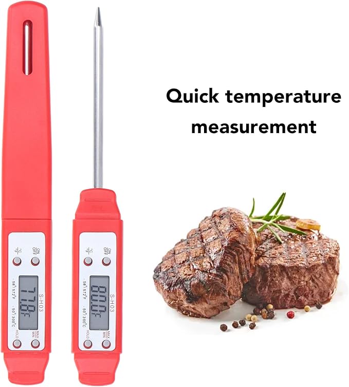 Digital Food Thermometer, Digital Food Thermometer Automatic Calibration Pen - Image 5