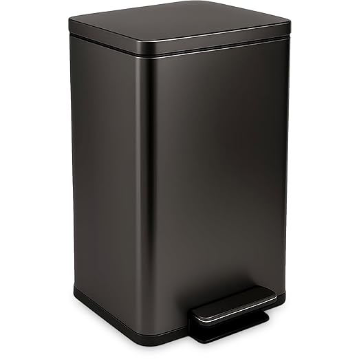 Simpli-Magic 13.2 Gallon Step Trash Can – Kitchen Garbage Can by Simpli-Magic