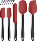 Coukre Silicone Spatula Set of 5, High Temperature Resistant, Food Grade by Coukre