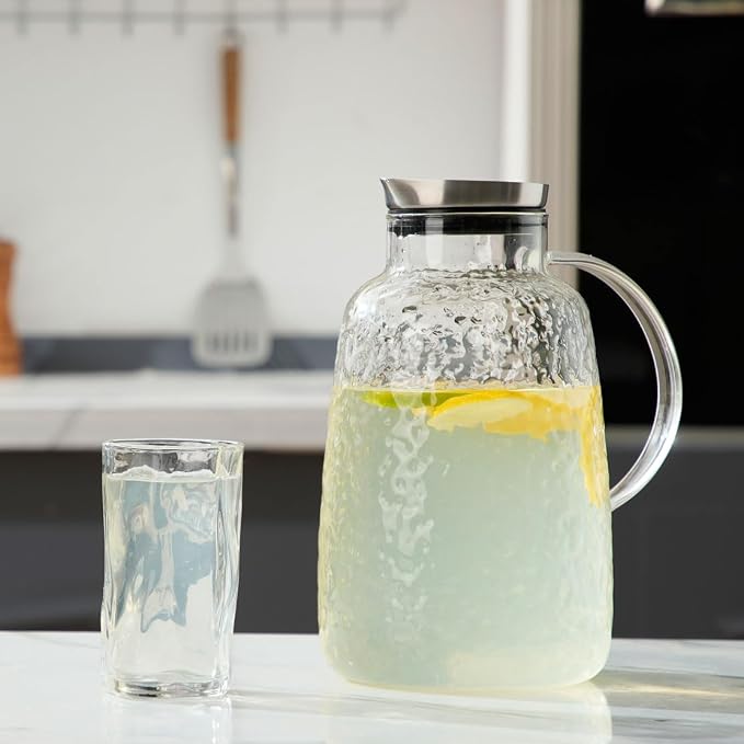 Purefold Glass Pitcher, 110 oz Water Large Pitcher - Image 6