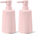 Pink 2 Pack Hand Soap Dispensers Set by zuxzmj