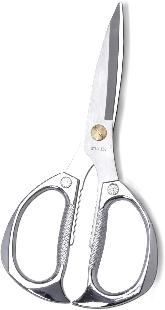 7.5in Stainless Steel Kitchen Scissors, Heavy Duty Shears - Image 7
