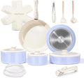 Chef Power Ceramic Nonstick Pots and Pans Set 19 Piece by ChefPower