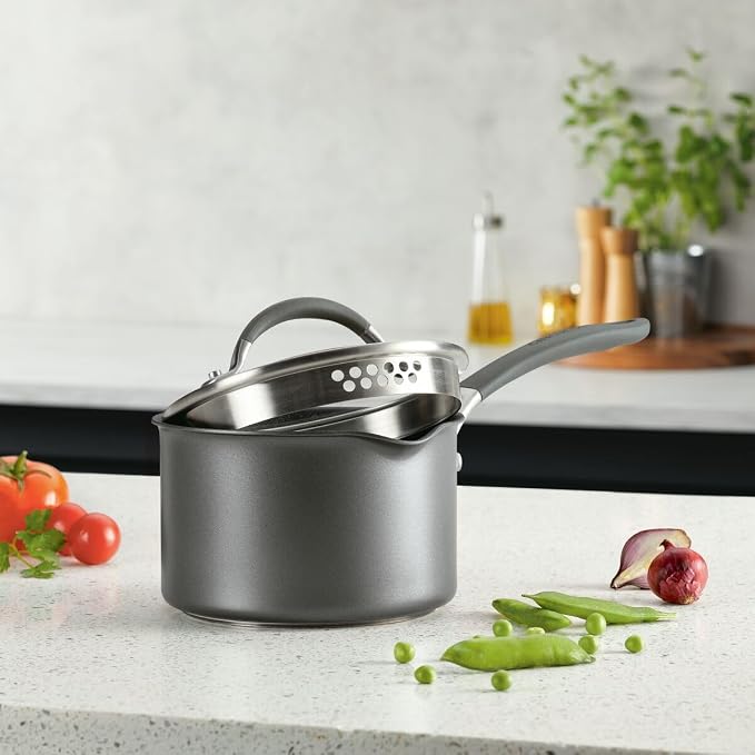 Circulon A1 Series w/ScratchDefense Nonstick Induction Straining 2qt SaucePan - Image 10
