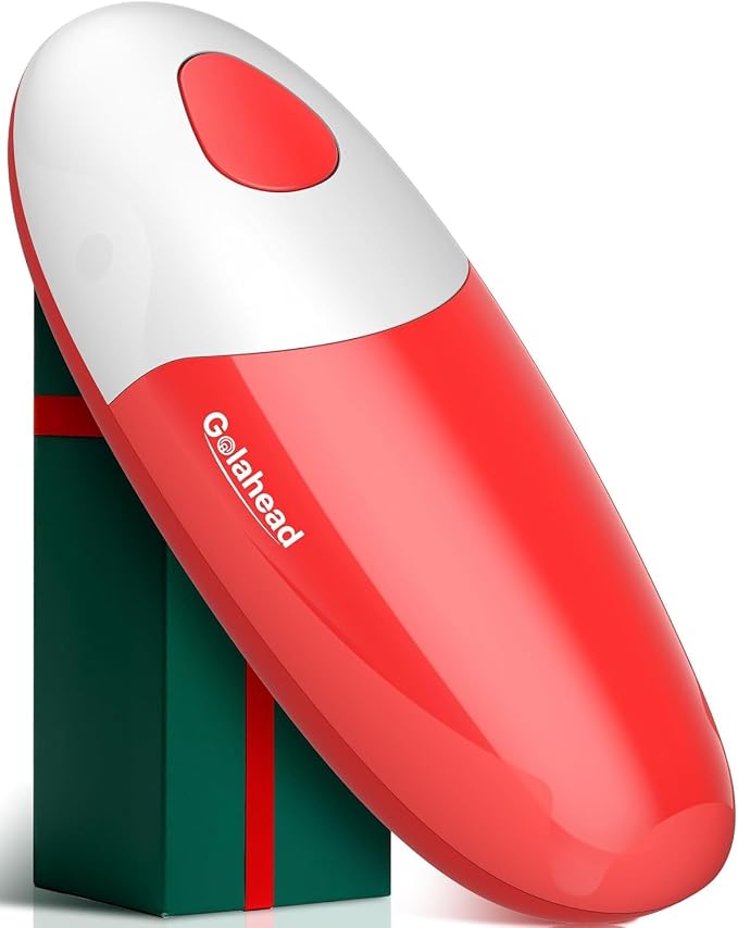 Handsfree One Touch Electric Can Opener, Smooth Edge Automatic Can Opener Fits by Golahead