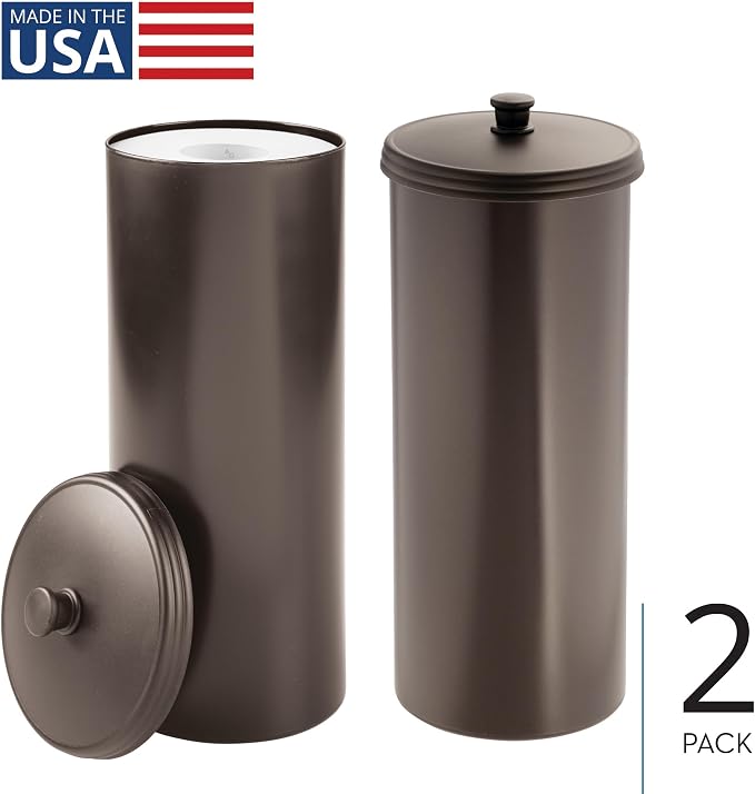 iDesign Freestanding Bathroom Toilet Paper Storage Holder - Image 2