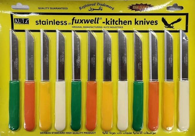 Tabakh by Fuxwell Multi Purpose Kitchen Knife Set, Stainless Steel Blades by T+TABAKH