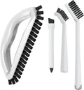 Grout Cleaning Brush Set Heavy Duty Hand Grout Scrub Brush & Detail Cleaning by TheCrownChoice