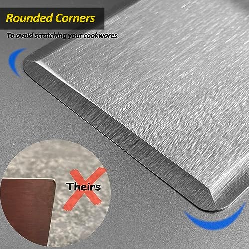 Stainless Steel Metal Spatula, Long Griddle Spatula, Hamburger Smasher