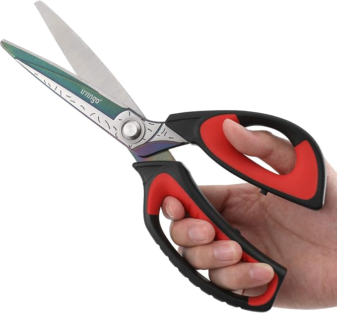 LIVINGO 10" Multipurpose Heavy Duty Scissors, Premium Titanium Coating Forged - Image 5