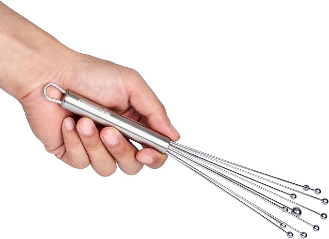Restaurantware 10.5 in Stainless Steel Ball Whisk - Image 11