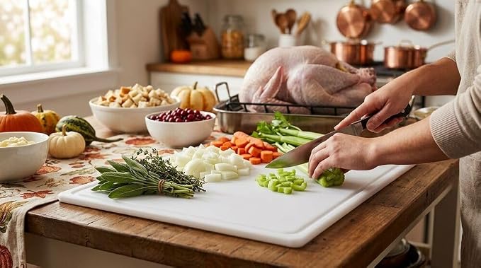 FARBERWARE Extra-Large Plastic Cutting Board, 15x20 Inch Dishwasher-Safe - Image 11