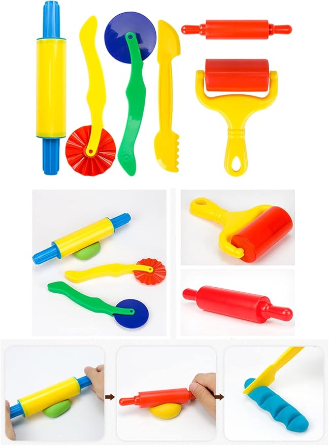 Letter Molds Tools Set for Kids 69Pcs Accessories, Rollers and Cutters - Image 2