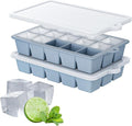 Silicone Ice Cube Tray 2 Pack, HANCELANT Ice Cube Mold, Ice Trays by HANCELANT