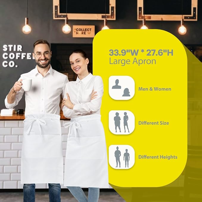 ROTANET Long Server Apron Black - Image 6