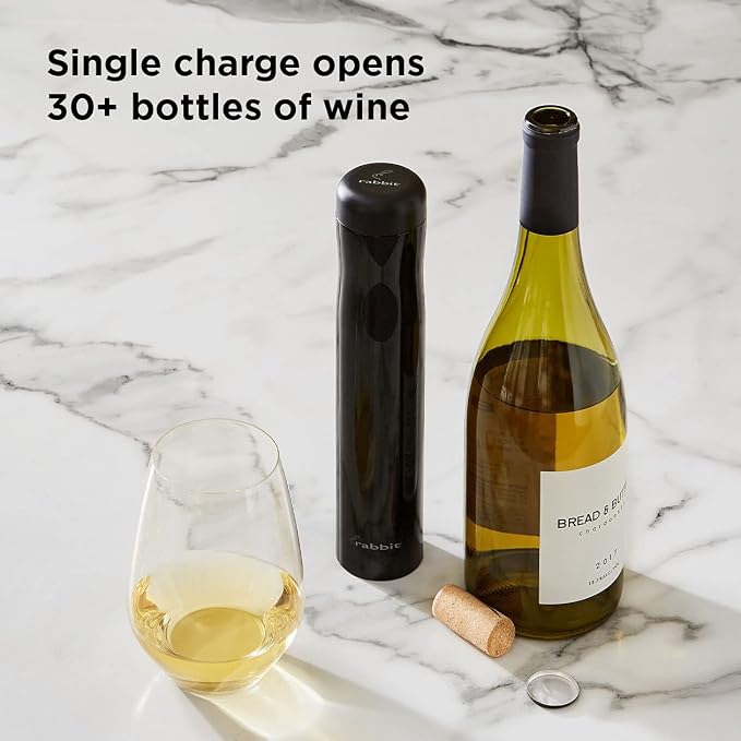 Rabbit Automatic Electric Corkscrew Wine Opener, Cordless Rechargeable - Image 6