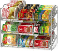 Deco Brothers Stackable Can Rack Organizer Holds Up to 36 Cans, Chrome